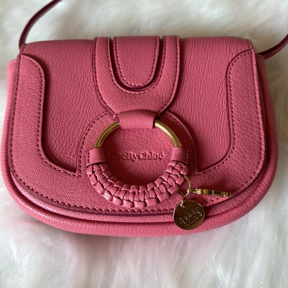 See by Chloé Hana Mini Suede & Leather Crossbody - Picture 8 of 14